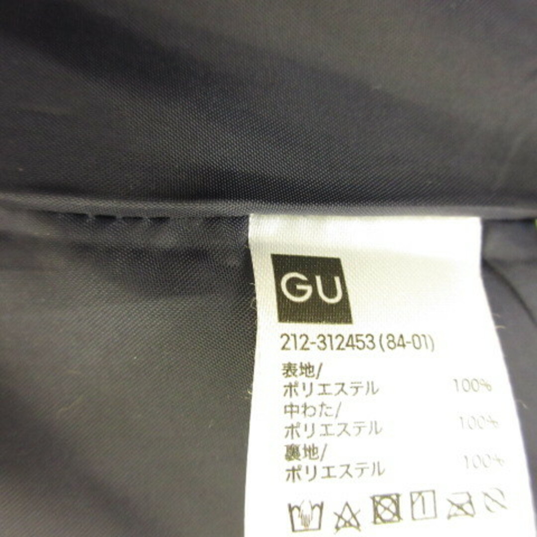 GU(ジーユー)のジーユー GU 中綿コート ミディ丈 長袖 ジップアップ 紺 S レディースのジャケット/アウター(その他)の商品写真