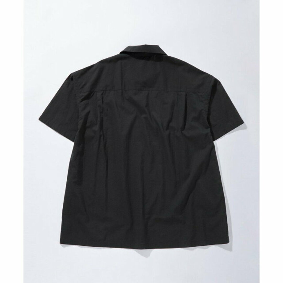 UNITED ARROWS green label relaxing(ユナイテッドアローズグリーンレーベルリラクシング)の【BLACK】【M】<GLR or>IND エンブロイド 半袖 シャツ -ユニセックス- レディースのトップス(シャツ/ブラウス(長袖/七分))の商品写真