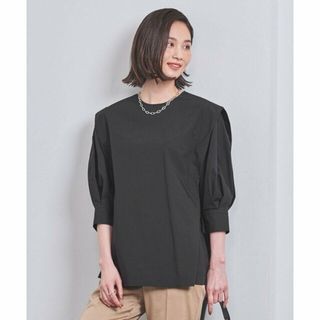 ユナイテッドアローズ(UNITED ARROWS)の【BLACK】タック パフスリーブ ブラウス(シャツ/ブラウス(長袖/七分))