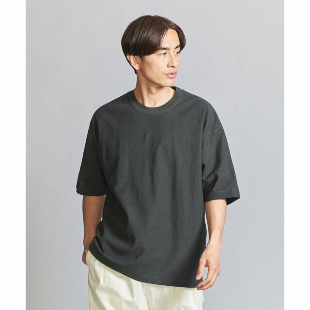 BEAUTY&YOUTH UNITED ARROWS(ビューティアンドユースユナイテッドアローズ)の【OLIVE】バック スラブ クルーネック Tシャツ その他のその他(その他)の商品写真