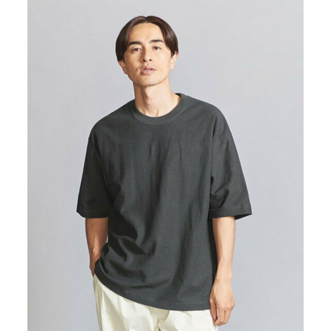 BEAUTY&YOUTH UNITED ARROWS(ビューティアンドユースユナイテッドアローズ)の【OLIVE】バック スラブ クルーネック Tシャツ その他のその他(その他)の商品写真