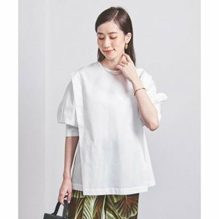 ユナイテッドアローズ(UNITED ARROWS)の【WHITE】C/N/PU タックパフスリーブ ブラウス(シャツ/ブラウス(長袖/七分))