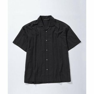 ユナイテッドアローズグリーンレーベルリラクシング(UNITED ARROWS green label relaxing)の【BLACK】<GLR or>IND シアー 半袖 シャツ -ユニセックス-(シャツ/ブラウス(長袖/七分))