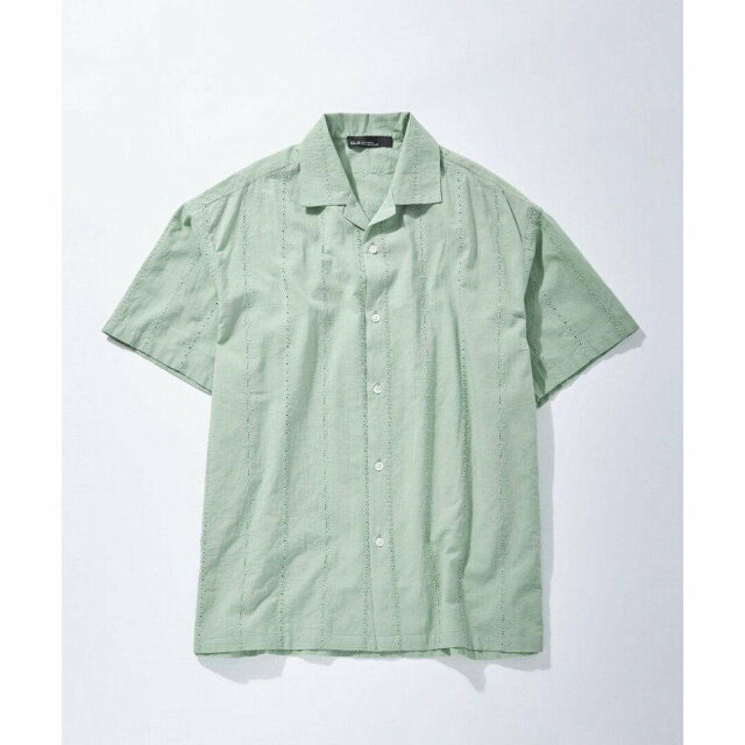 UNITED ARROWS green label relaxing(ユナイテッドアローズグリーンレーベルリラクシング)の【LIME】【L】<GLR or>IND シアー 半袖 シャツ -ユニセックス- レディースのトップス(シャツ/ブラウス(長袖/七分))の商品写真