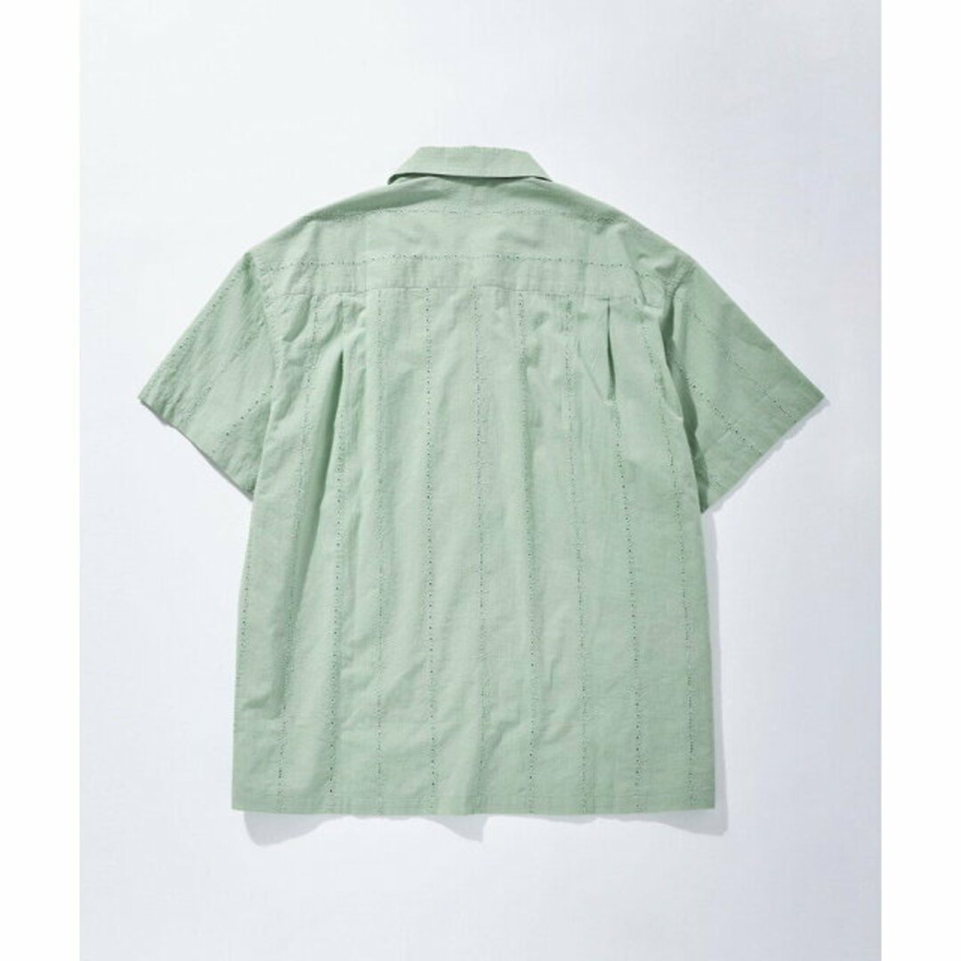 UNITED ARROWS green label relaxing(ユナイテッドアローズグリーンレーベルリラクシング)の【LIME】<GLR or>IND シアー 半袖 シャツ -ユニセックス- レディースのトップス(シャツ/ブラウス(長袖/七分))の商品写真