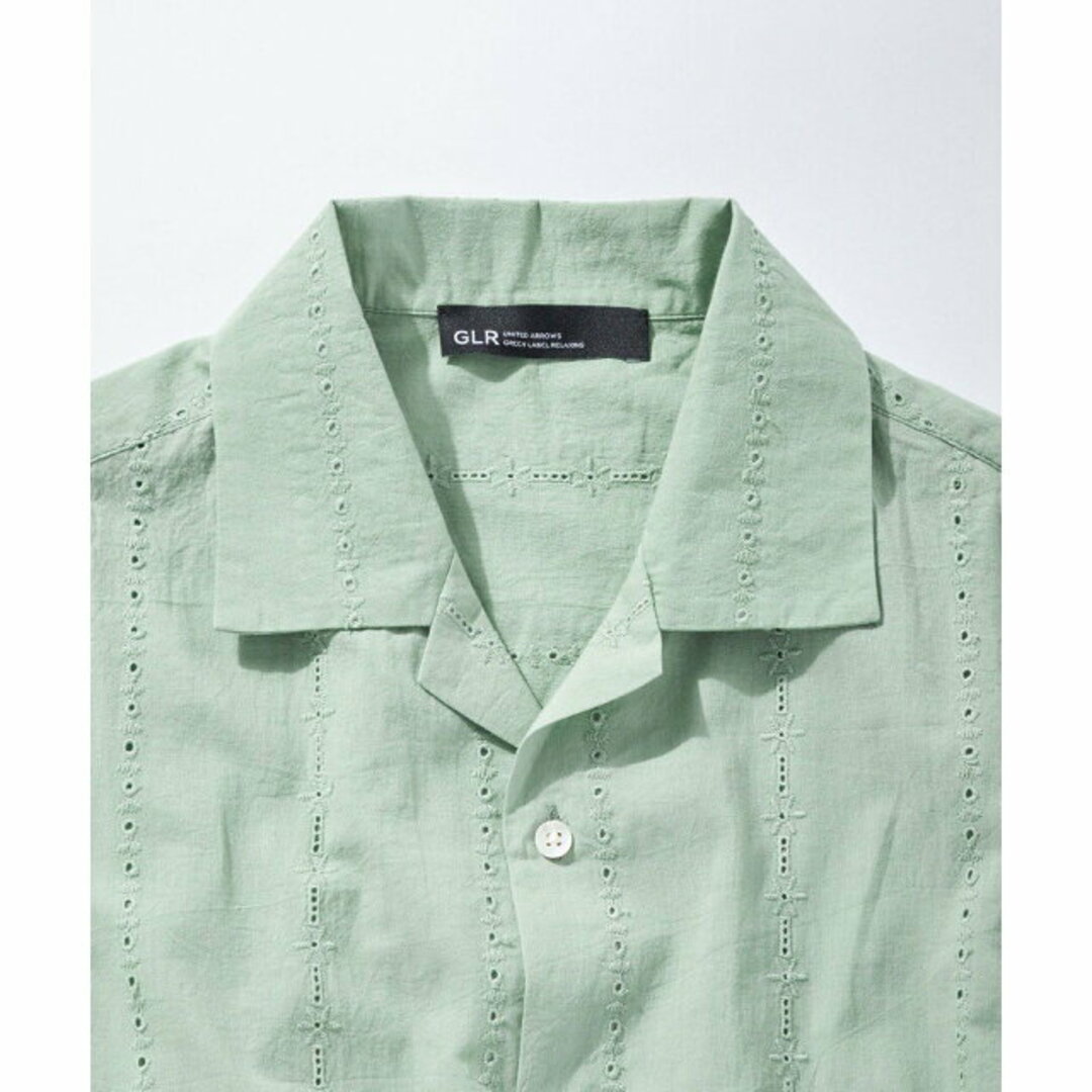 UNITED ARROWS green label relaxing(ユナイテッドアローズグリーンレーベルリラクシング)の【LIME】【L】<GLR or>IND シアー 半袖 シャツ -ユニセックス- レディースのトップス(シャツ/ブラウス(長袖/七分))の商品写真