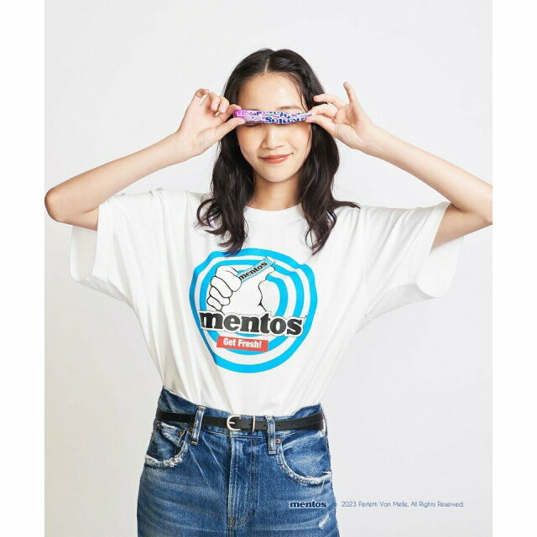 BEAUTY&YOUTH UNITED ARROWS(ビューティアンドユースユナイテッドアローズ)の【WHITE】【L】<info. BEAUTY&YOUTH * mentos> ロゴ Tシャツ その他のその他(その他)の商品写真