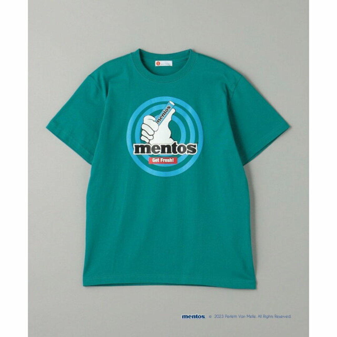BEAUTY&YOUTH UNITED ARROWS(ビューティアンドユースユナイテッドアローズ)の【TURQUOISE】【XL】<info. BEAUTY&YOUTH * mentos> ロゴ Tシャツ その他のその他(その他)の商品写真