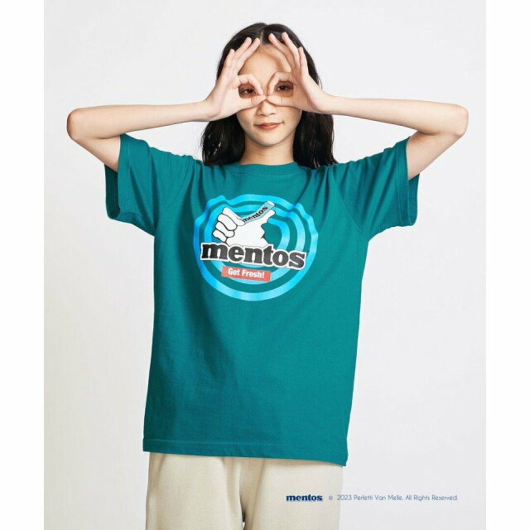 BEAUTY&YOUTH UNITED ARROWS(ビューティアンドユースユナイテッドアローズ)の【TURQUOISE】【XL】<info. BEAUTY&YOUTH * mentos> ロゴ Tシャツ その他のその他(その他)の商品写真