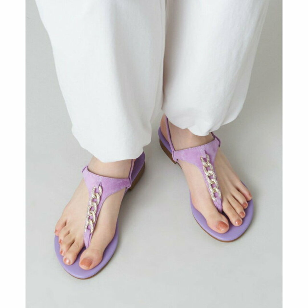 ODETTE E ODILE - 【LILAC】ビジュートング サンダル15の通販 by ODETTE E ODILE - 【LILAC】ビジュートング サンダル15の通販 by