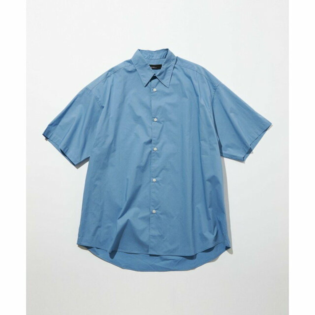 UNITED ARROWS green label relaxing(ユナイテッドアローズグリーンレーベルリラクシング)の【LT.BLUE】【M】<GLR or> ブロード 半袖 シャツ -ユニセックス- レディースのトップス(シャツ/ブラウス(長袖/七分))の商品写真