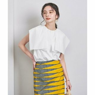 ユナイテッドアローズ(UNITED ARROWS)の【WHITE】TFT ギャザークルーネック ブラウス(シャツ/ブラウス(長袖/七分))