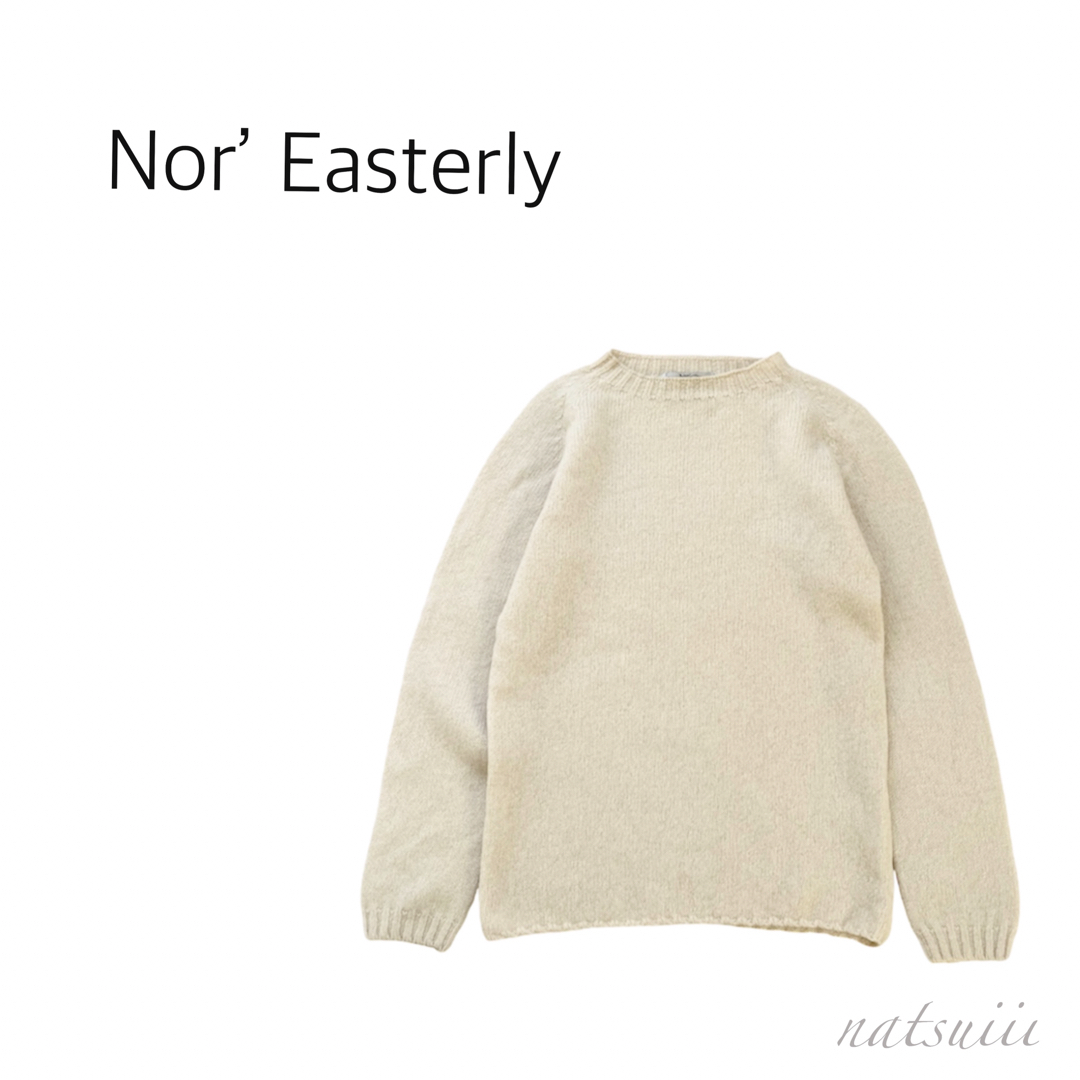 NOR’EASTERLY(ノーイーストリー)のNor’ Easterly .   シェットランドウール クルーネック セーター レディースのトップス(ニット/セーター)の商品写真