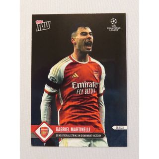 トップス(Topps)のtopps now カード ガブリエウ・マルティネッリ #075 海外サッカー(スポーツ選手)