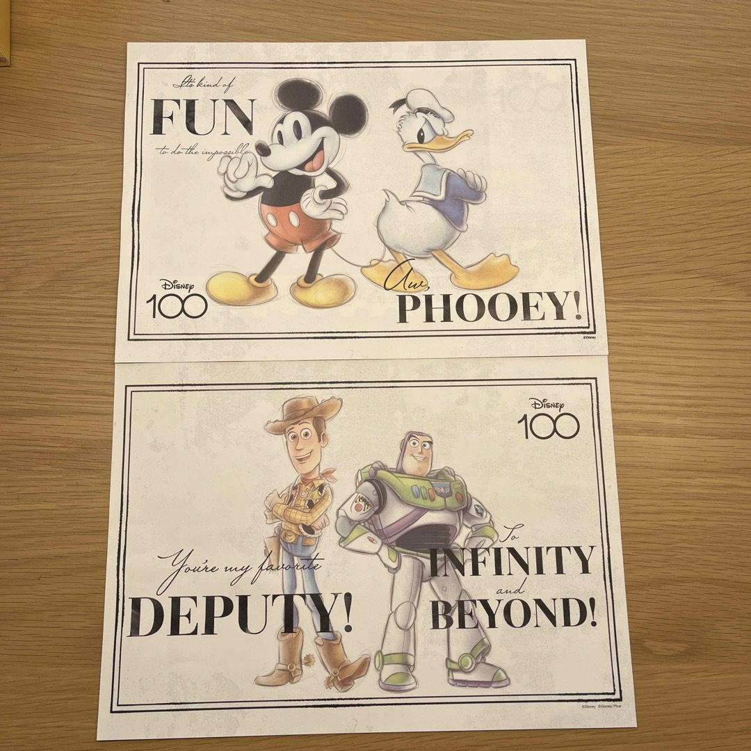 Disney(ディズニー)のDisney 100 アニバーサリーコレクション エンタメ/ホビーのアニメグッズ(ポスター)の商品写真
