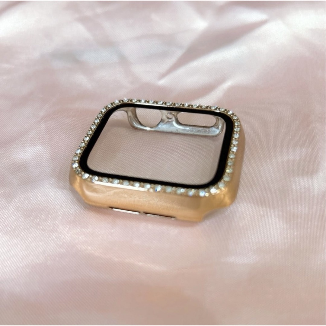 Apple Watch 液晶全面カバー ケース ピンクゴールド 40mm スマホ/家電/カメラのスマホアクセサリー(モバイルケース/カバー)の商品写真