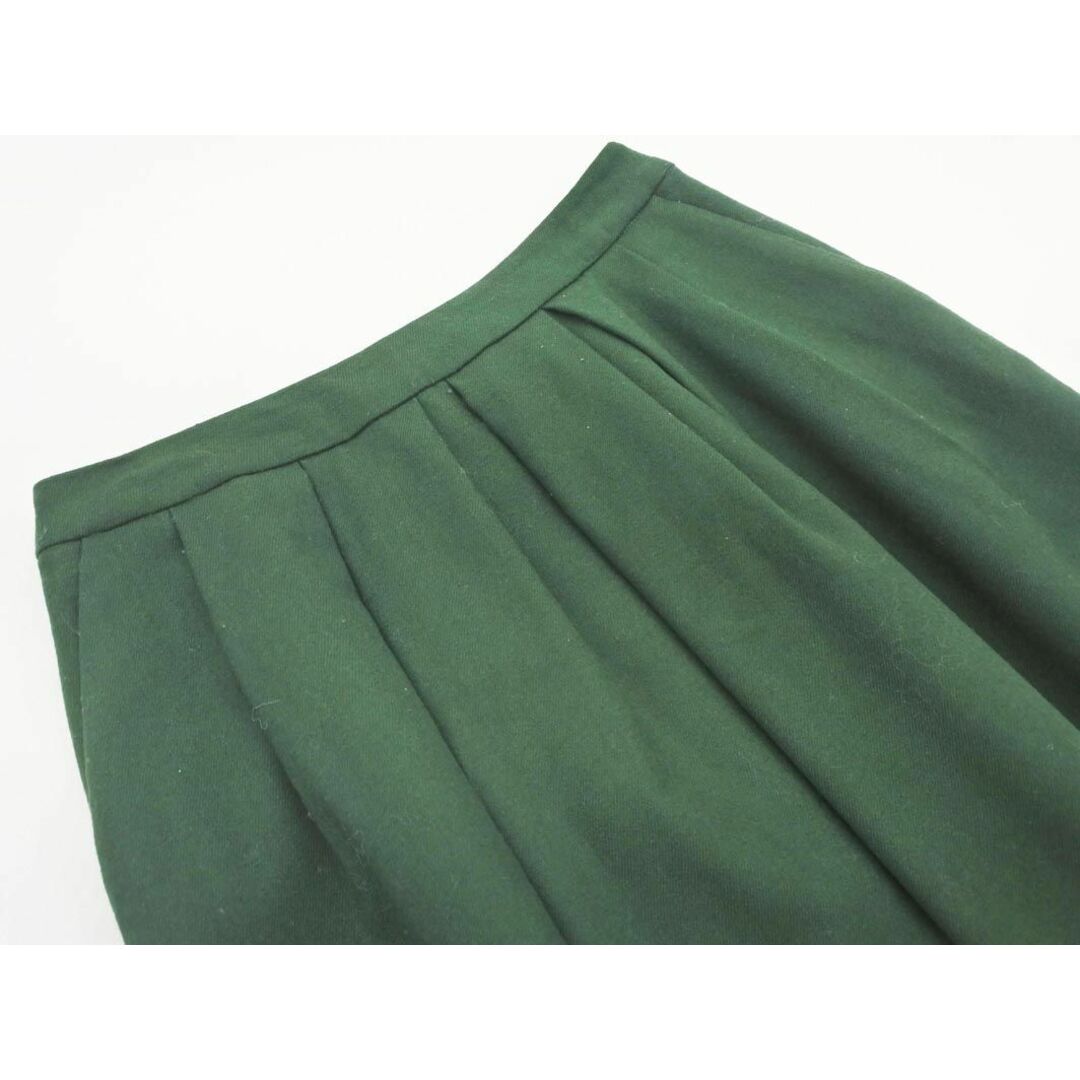 Techichi(テチチ)のTechichi テチチ ウール混 フレア スカート sizeM/緑 ◇■ レディース レディースのスカート(ミニスカート)の商品写真