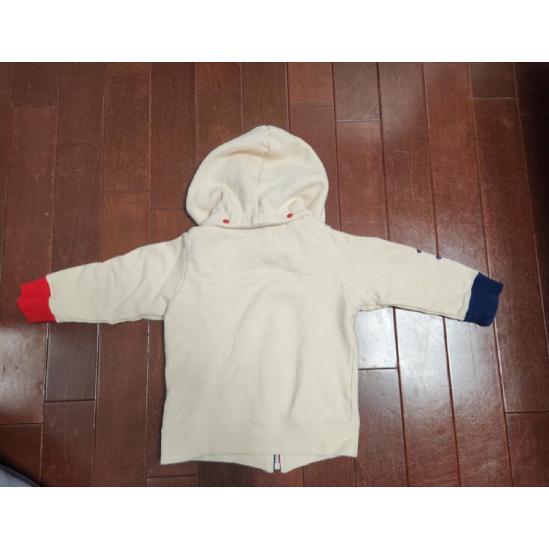 mikihouse(ミキハウス)のミキハウス　パーカー90 キッズ/ベビー/マタニティのキッズ服男の子用(90cm~)(ジャケット/上着)の商品写真