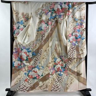 振袖 身丈161cm 裄丈65cm 正絹 秀品 【中古】(着物)