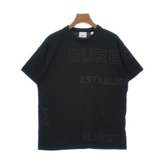 バーバリー(BURBERRY)のBURBERRY バーバリー Tシャツ・カットソー XS 黒 【古着】【中古】(カットソー(半袖/袖なし))