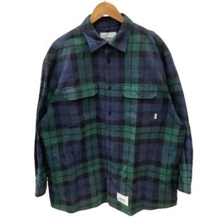 W)taps - M WTAPS 20AW BUDS LS COTTON SATIN NAVYの通販 by