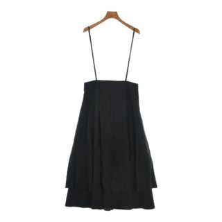 ブラックバイマウジー(BLACK by moussy)のBLACK by moussy ブラックバイマウジー ワンピース 2(M位) 黒 【古着】【中古】(ひざ丈ワンピース)