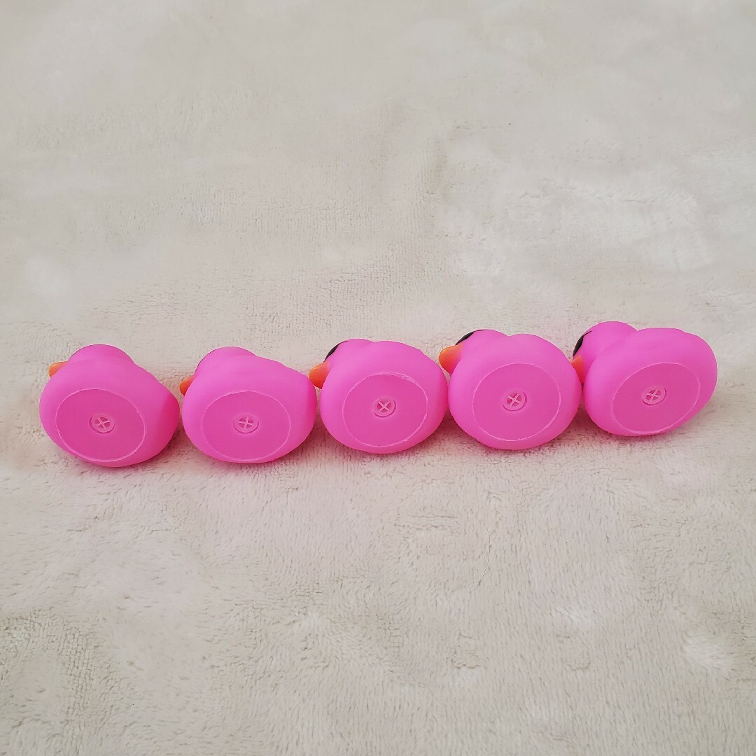 ピンクのアヒル キッズ/ベビー/マタニティのおもちゃ(その他)の商品写真