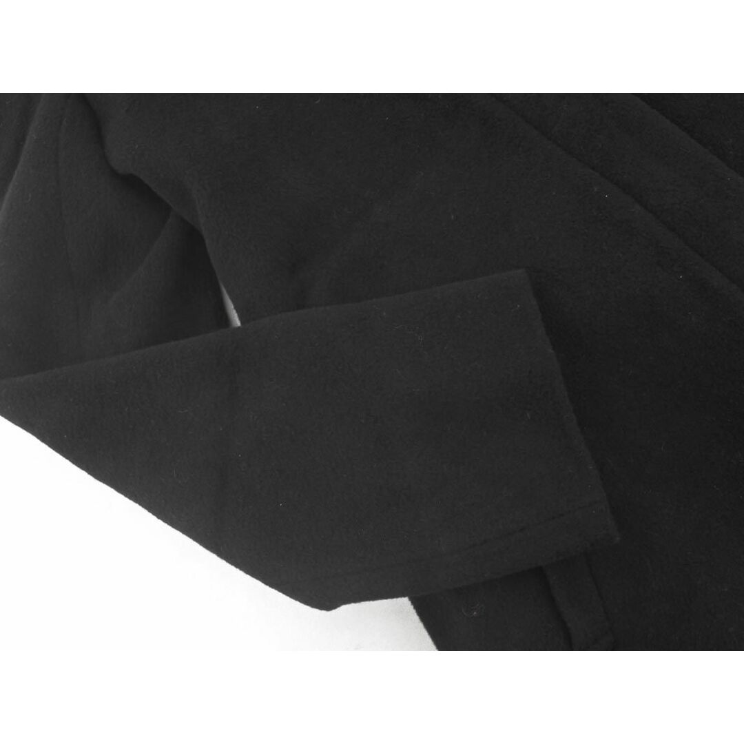 kumikyoku（組曲）(クミキョク)のKUMIKYOKU 組曲 ウール混 2WAY ロング コート size2/黒 ◆■ レディース レディースのジャケット/アウター(ロングコート)の商品写真