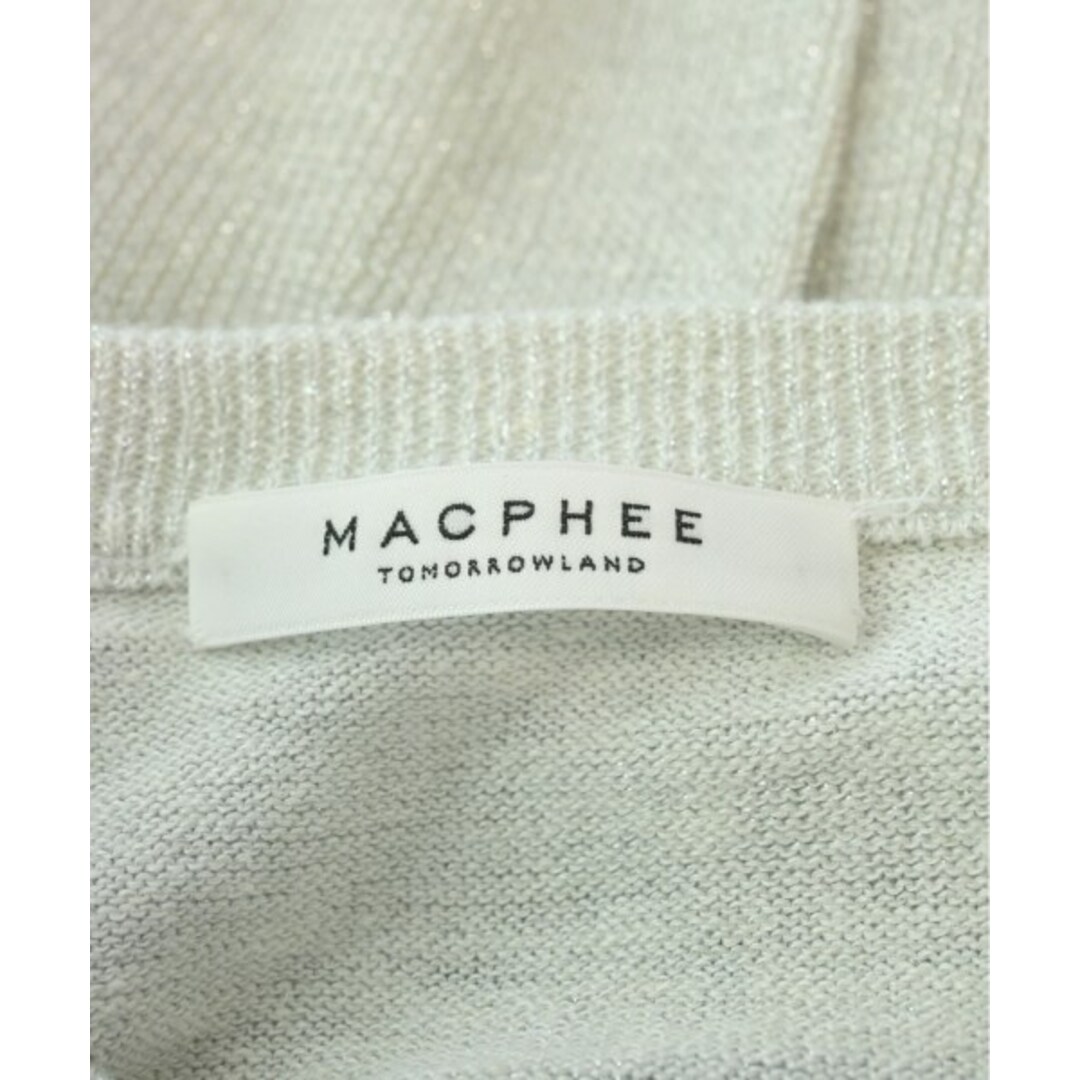 MACPHEE(マカフィー)のMACPHEE マカフィー ニット・セーター S グレー 【古着】【中古】 レディースのトップス(ニット/セーター)の商品写真