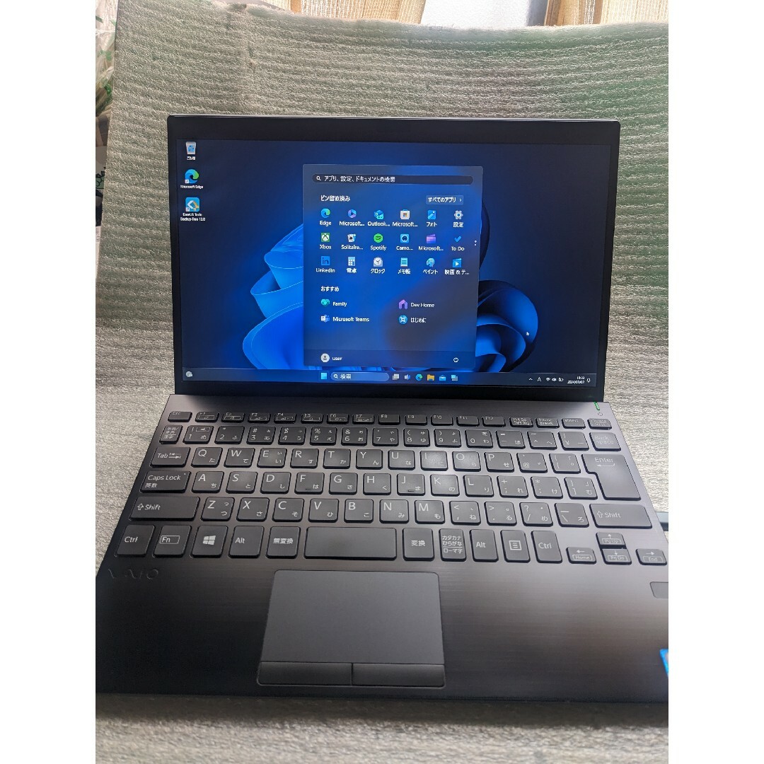 VAIO SX12 i7 8GB　VJS121C11N　Windows11ノートPC