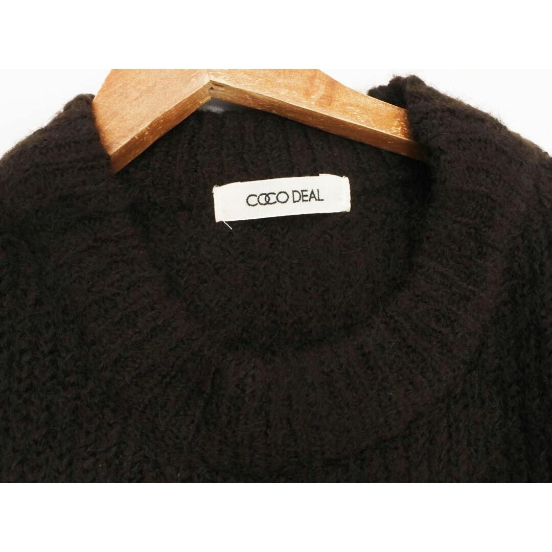 COCO DEAL(ココディール)のCOCODEAL ココディール チュニック ニット セーター size2/茶 ◇■ レディース レディースのトップス(ニット/セーター)の商品写真