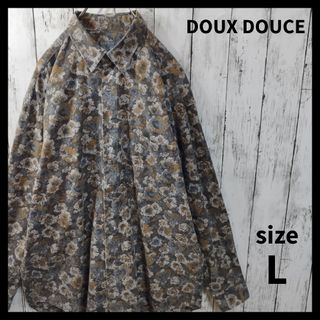 【DOUX DOUCE】Flower Patterned Shirt　D221(シャツ)