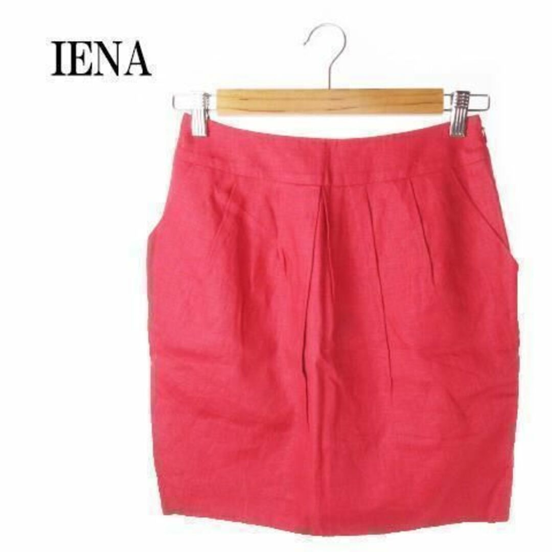 IENA(イエナ)のイエナ スカート ミニ タイト 36 ピンク 210330YH6A レディースのスカート(ミニスカート)の商品写真