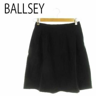 ボールジィ(Ballsey)のボールジー ミニスカート 薄手 シンプル 36 黒 211019AH10A(ミニスカート)