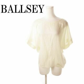 ボールジィ(Ballsey)のボールジィ ブラウス 半袖 シアー リボン 38 210402YH6A(シャツ/ブラウス(半袖/袖なし))