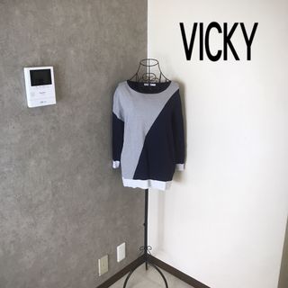 VICKY - タグつき未使用◇ビッキー サマーニットの通販｜ラクマ