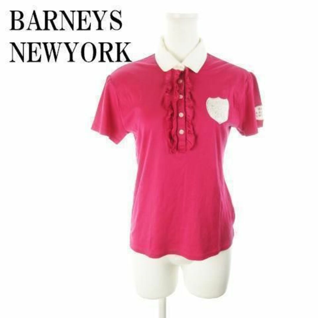 BARNEYS NEW YORK(バーニーズニューヨーク)のバーニーズニューヨーク GOLF ポロシャツ 半袖 40 210604YH11A レディースのトップス(ポロシャツ)の商品写真