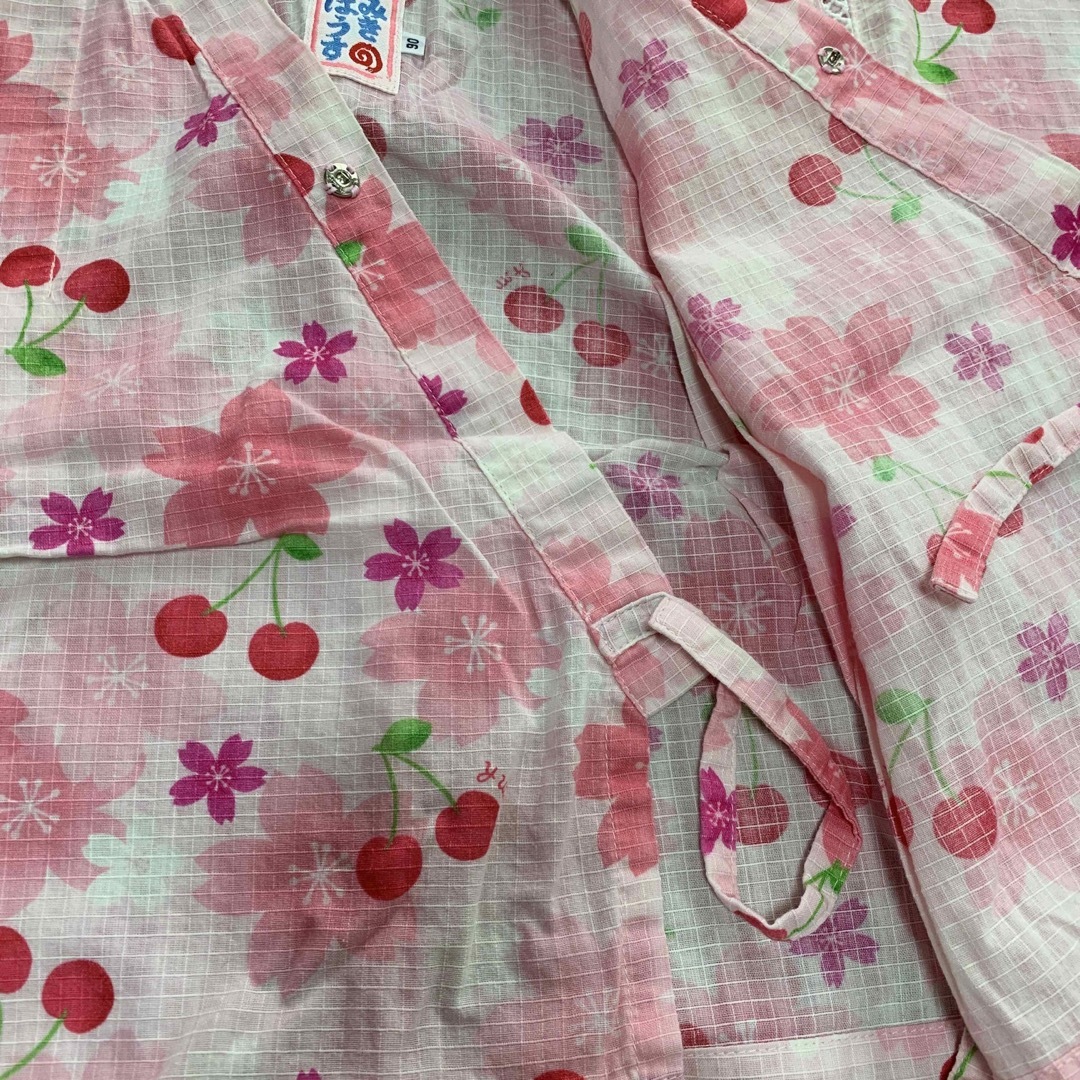 mikihouse(ミキハウス)のミキハウス  甚平　90 キッズ/ベビー/マタニティのキッズ服女の子用(90cm~)(甚平/浴衣)の商品写真