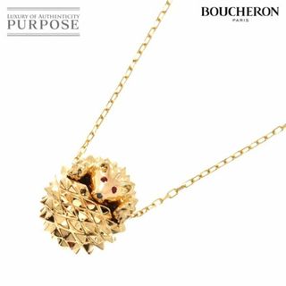 ブシュロン(BOUCHERON)のブシュロン BOUCHERON エリソン ルビー ダイヤ ネックレス 41cm K18 PG ピンクゴールド 750【証明書付き】VLP 90220884(ネックレス)