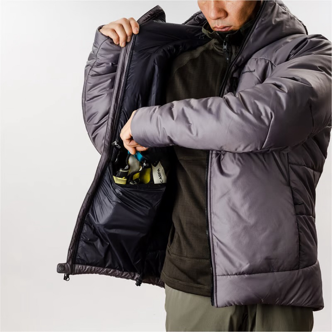 Black Diamond(ブラックダイヤモンド)の（新品未使用）BlackDiamond STANCE BELAY PARKA スポーツ/アウトドアのアウトドア(登山用品)の商品写真