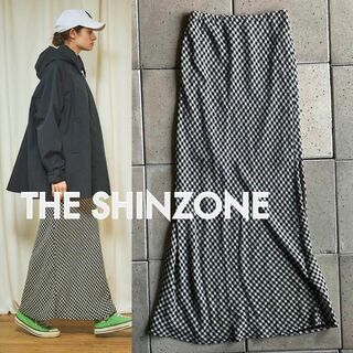 【美品】2022SS シンゾーン SHINZONE ヘムフリルスカート Mサイズ