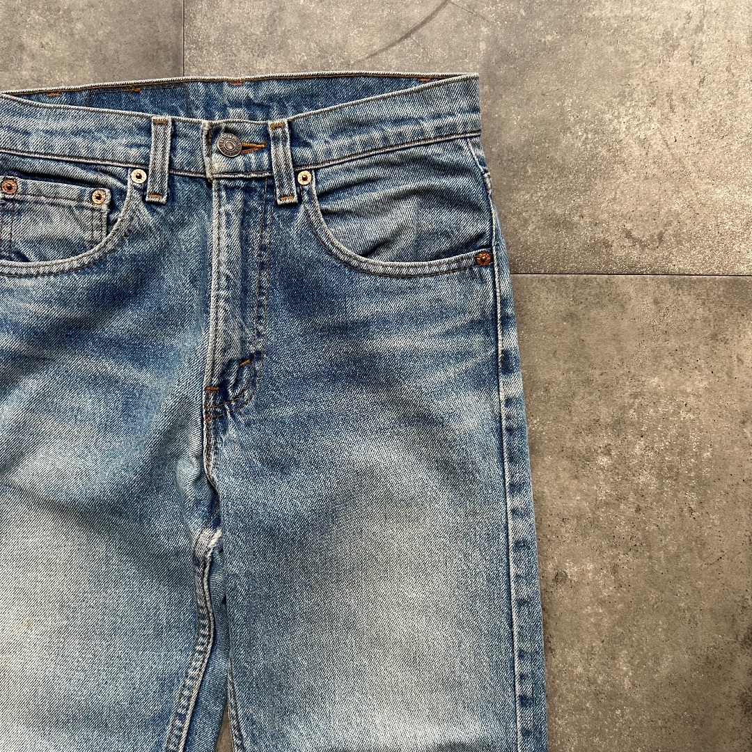 Levi's(リーバイス)の90s リーバイス505 USA製 28×34 ヒゲ/タテ落ち メンズのパンツ(デニム/ジーンズ)の商品写真