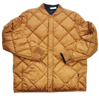 カルバンクライン(Calvin Klein)のMA-1 REVERSIBLE QUILTED JKT/CAMEL / NAVY(ミリタリージャケット)