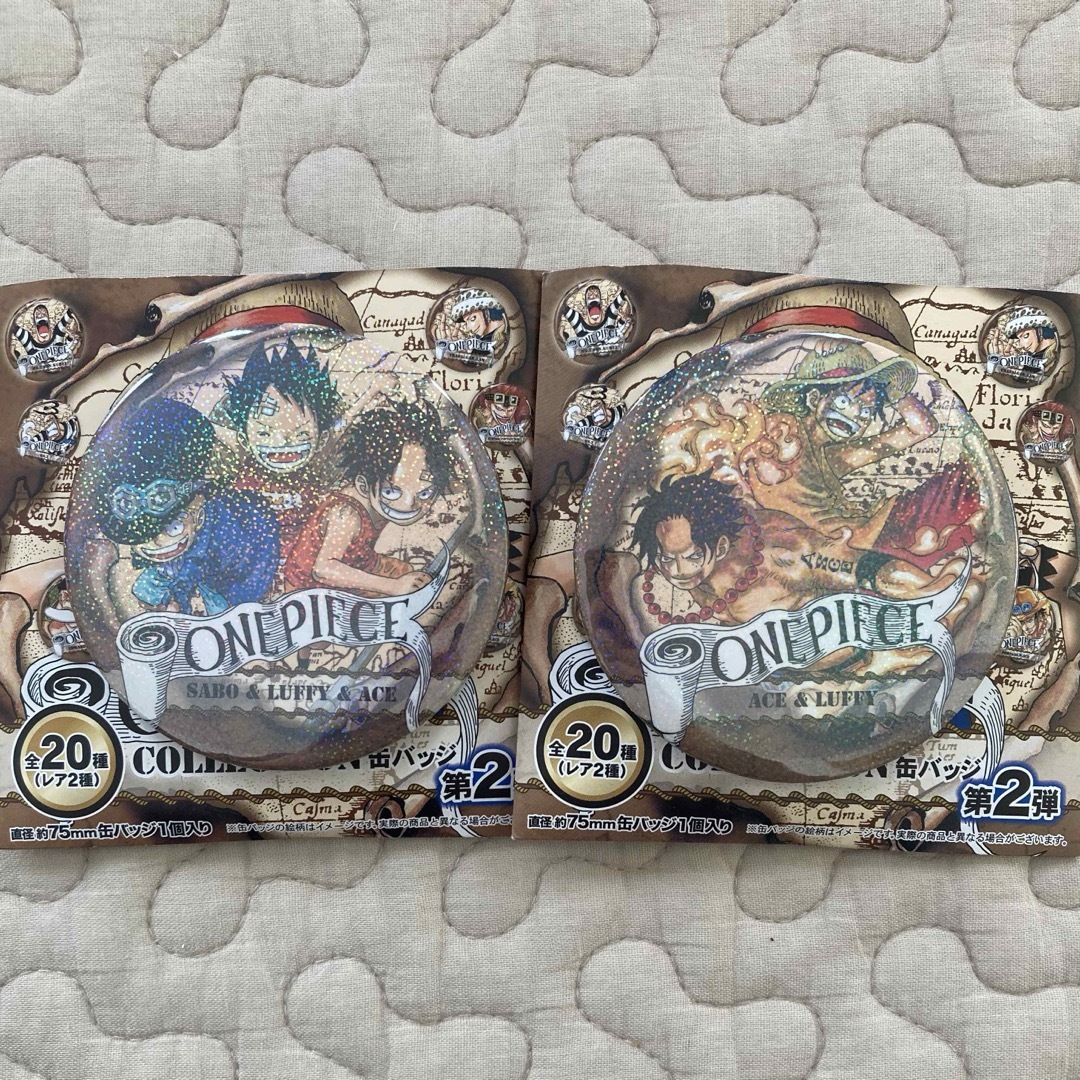 ONE PIECE(ワンピース)のワンピース　コレクション缶バッジ　レアセット エンタメ/ホビーのアニメグッズ(バッジ/ピンバッジ)の商品写真