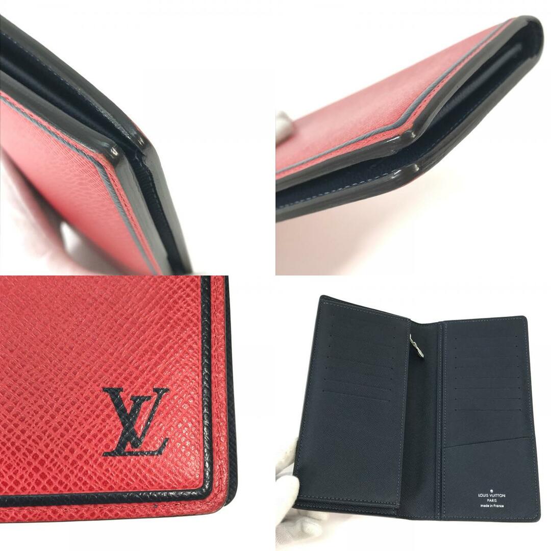 LOUIS VUITTON(ルイヴィトン)のルイヴィトン LOUIS VUITTON ポルトフォイユ ブラザ M63437 タイガ バイカラー ロングウォレット 長財布 2つ折り財布 タイガレザー ルージュ レッド メンズのファッション小物(長財布)の商品写真