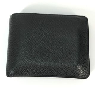 ルイヴィトン(LOUIS VUITTON)のルイヴィトン LOUIS VUITTON ポルトフォイユ・フロリン M31112 タイガ コンパクトウォレット 2つ折り財布 タイガレザー アルドワーズ ブラック(折り財布)