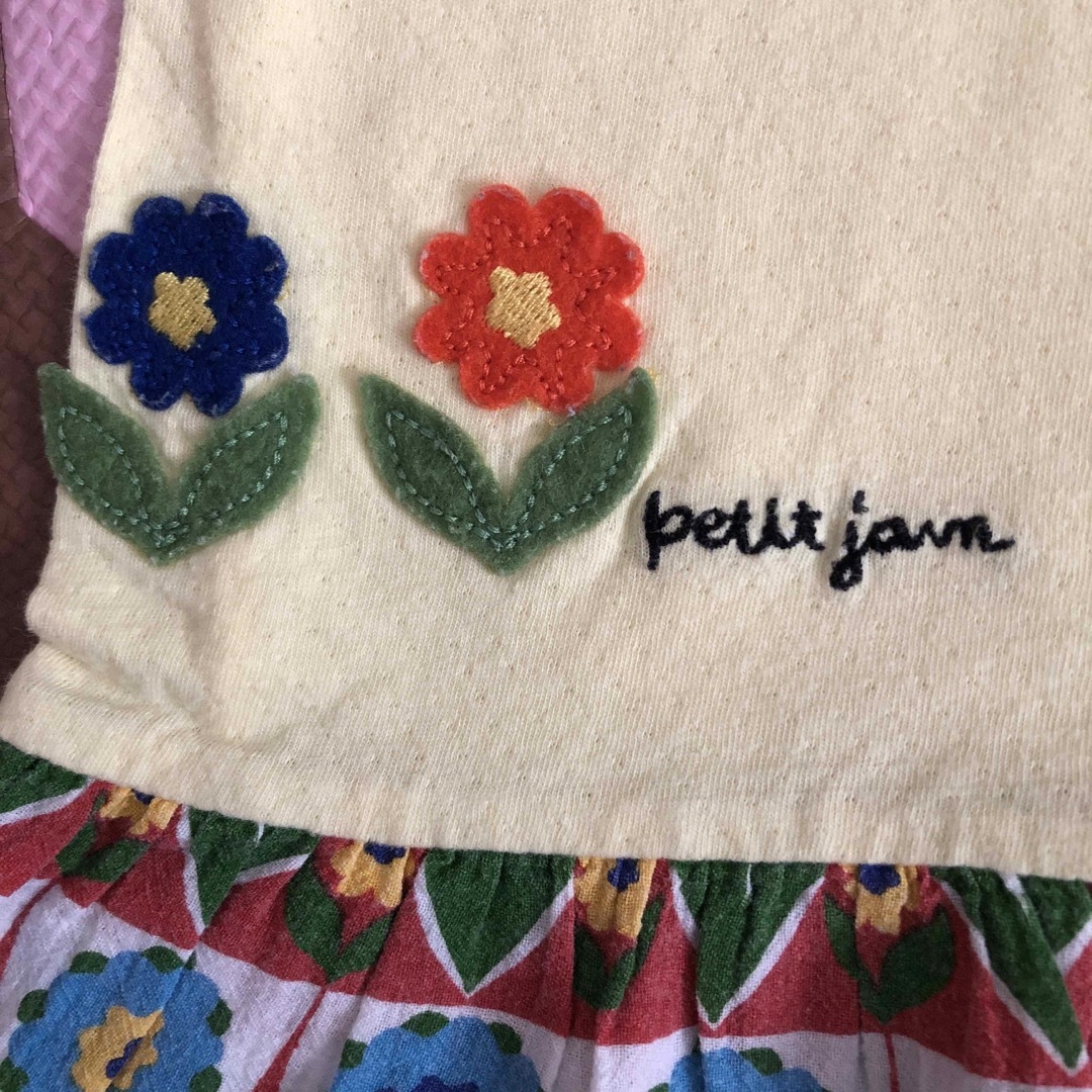 Petit jam(プチジャム)のpetit jam ノースリーブワンピース キッズ/ベビー/マタニティのキッズ服女の子用(90cm~)(ワンピース)の商品写真