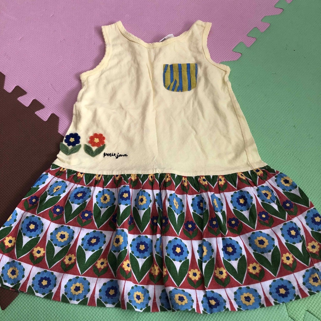 Petit jam(プチジャム)のpetit jam ノースリーブワンピース キッズ/ベビー/マタニティのキッズ服女の子用(90cm~)(ワンピース)の商品写真