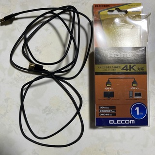 ELECOM - HDMIケーブル イーサネット対応 高シールドコネクタ 1.0m ブラック CA