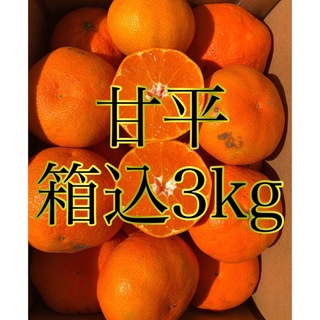 愛媛県産 ミカン 家庭用 甘平 箱込3kg 柑橘 果物みかん(フルーツ)